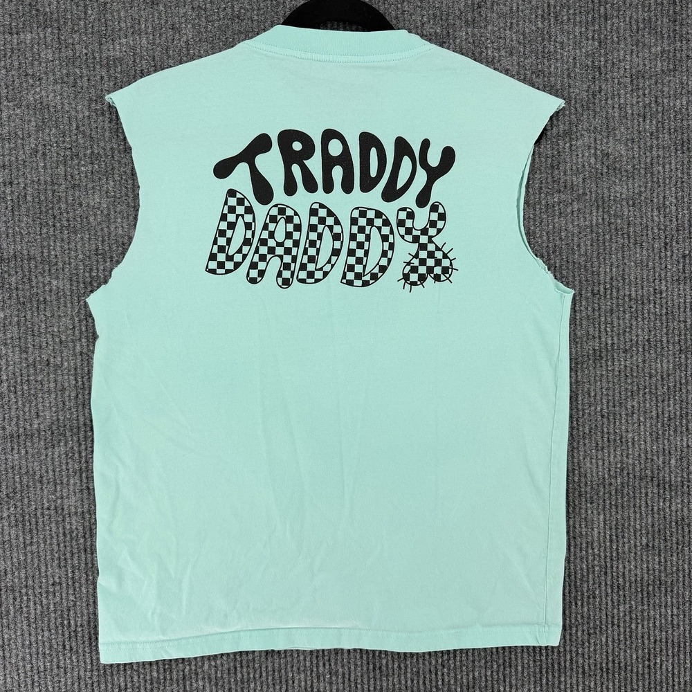 Limted Edition Easy Tiger Tattoo cut off shirt Traddy Daddy devil medium Vietnam